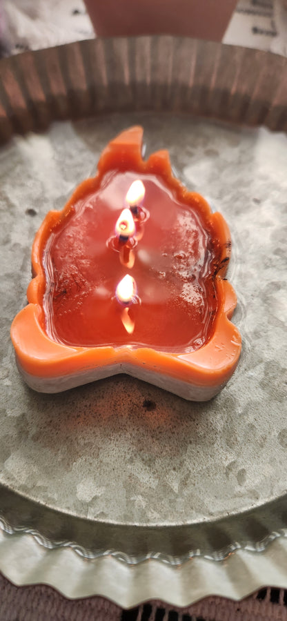 Wax Candle Campfire Firestarter