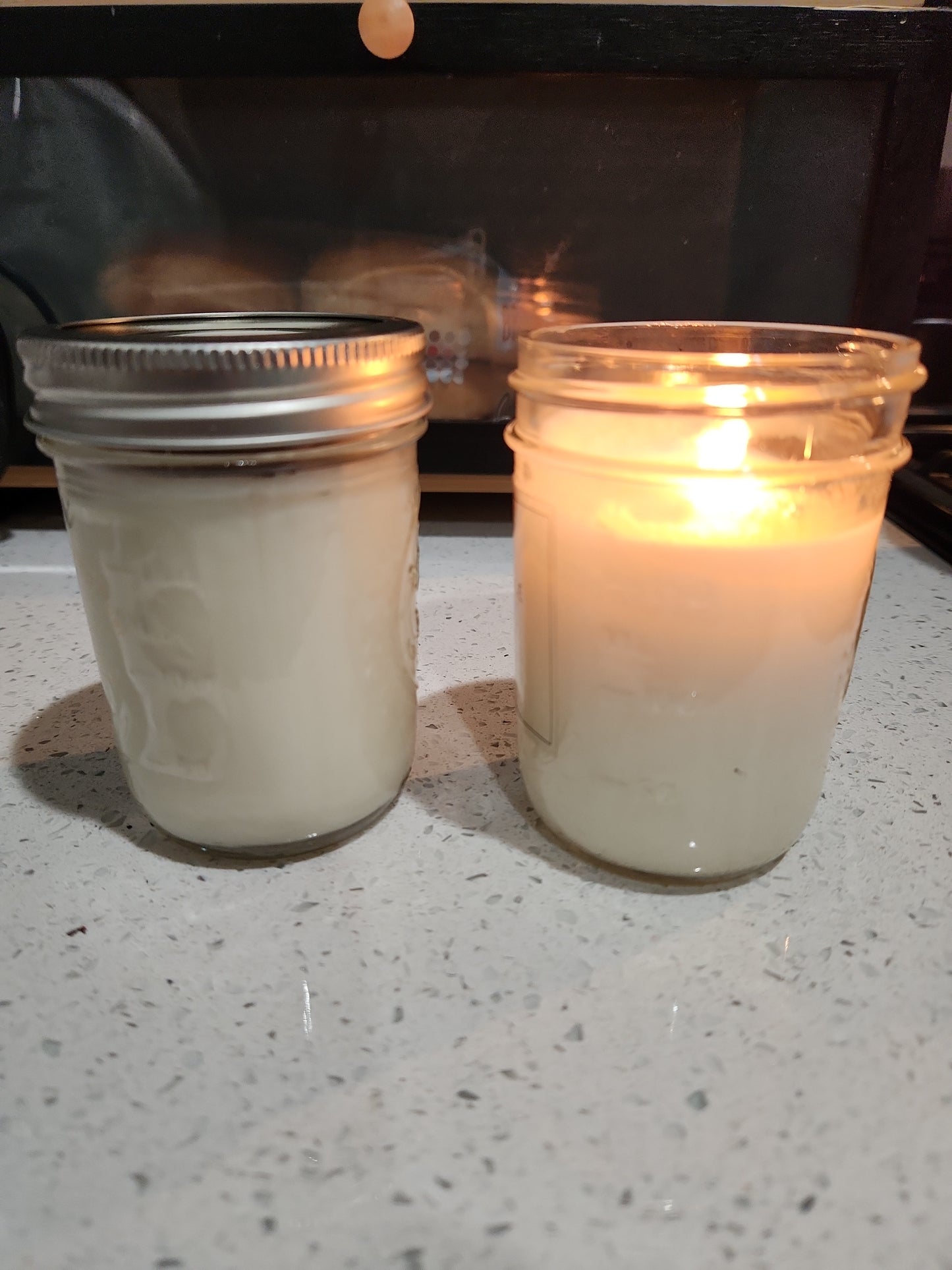 Vanilla Scented Mason Jar Candle - Vanilla Lover